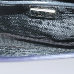 Prada Purple Leather Shoulder Bag (Pre-Owned)