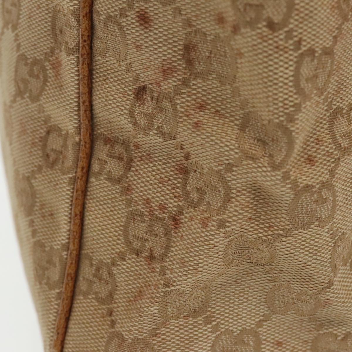 Gucci -- Brown Canvas Handbag (Pre-Owned)