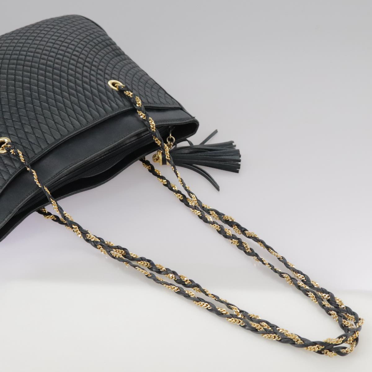Bally Black Leather Tote Bag (Pre-Owned)