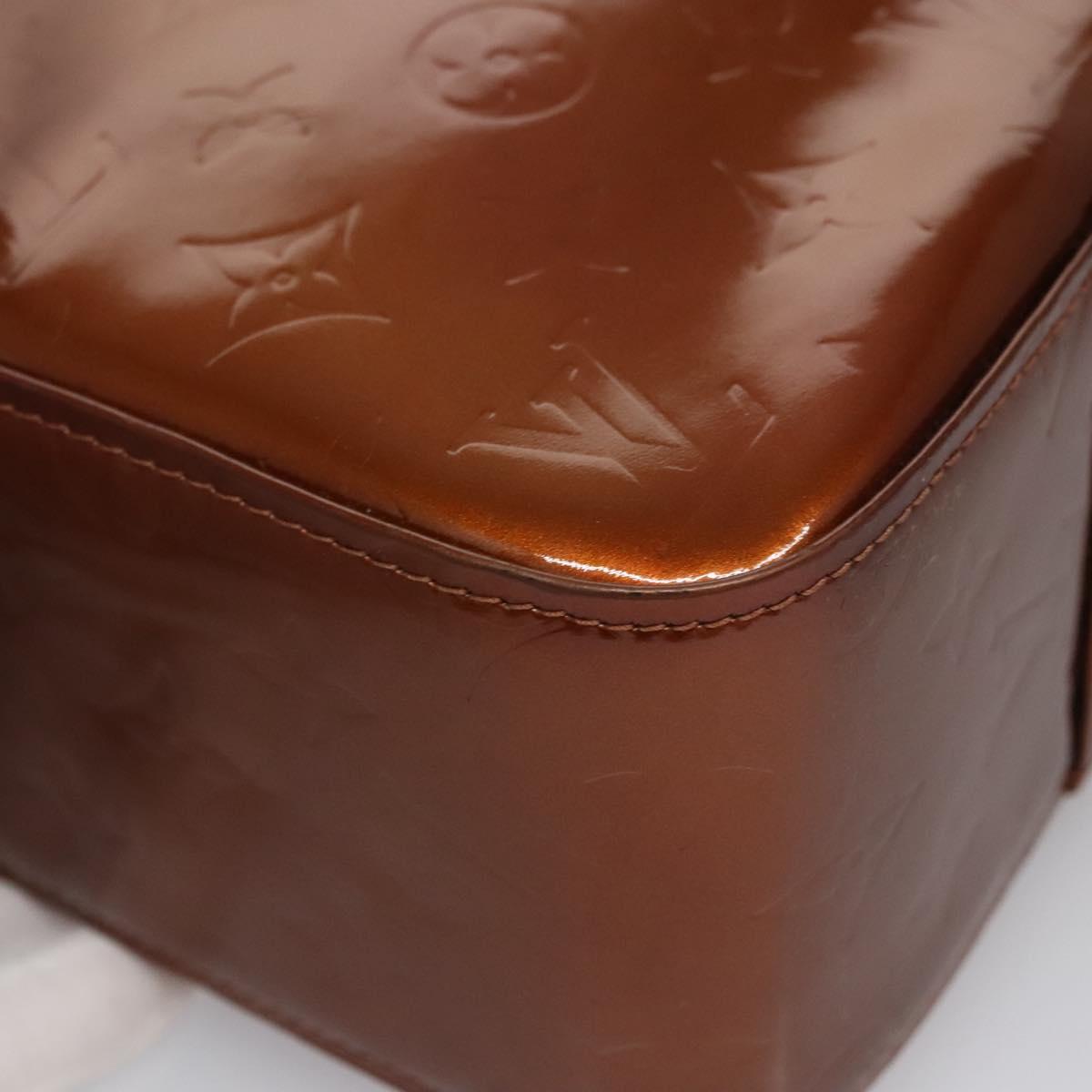 Louis Vuitton Columbus Brown Patent Leather Tote Bag (Pre-Owned)