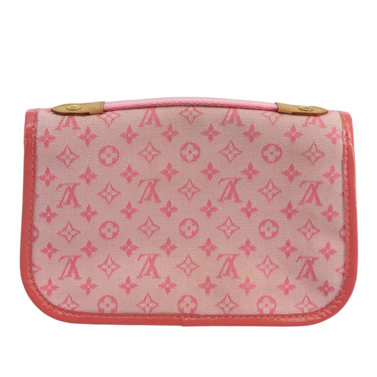 Louis Vuitton Mary Kate Pink Canvas Clutch Bag (Pre-Owned)