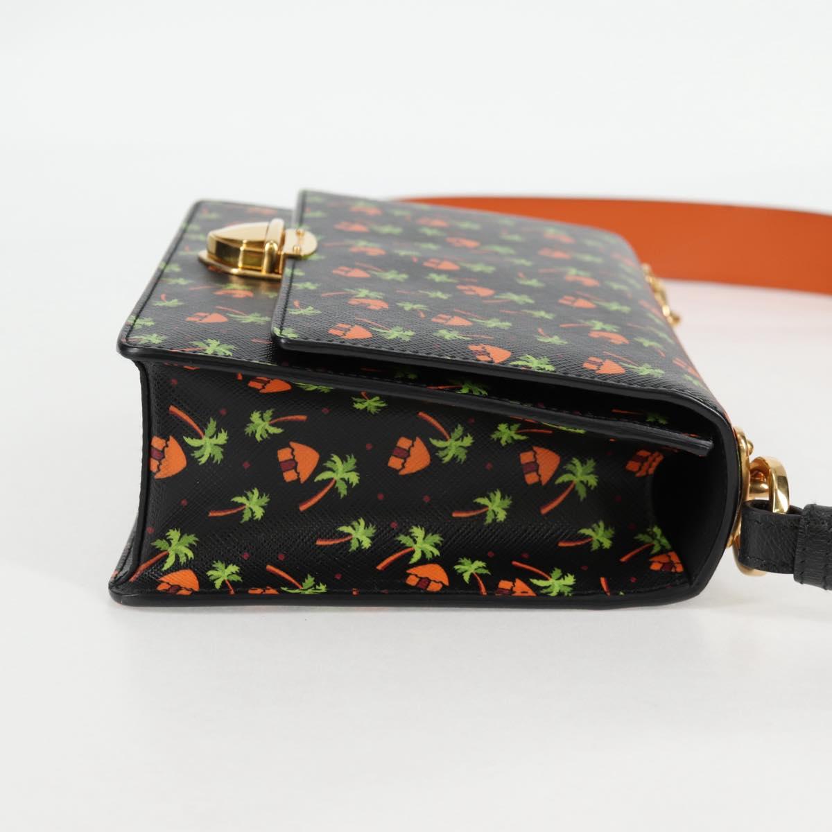Prada Black Leather Shoulder Bag (Pre-Owned)
