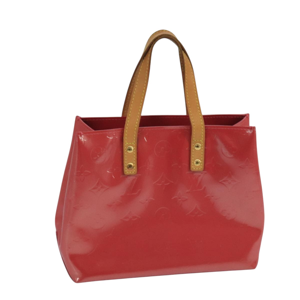 Louis Vuitton Reade Red Patent Leather Handbag (Pre-Owned)
