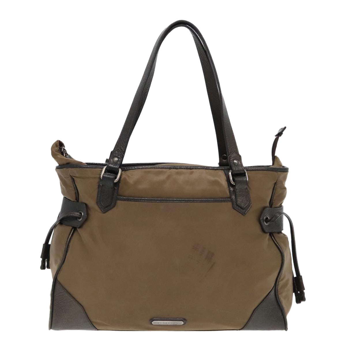 Burberry Brown Canvas Tote Bag (Pre-Owned)