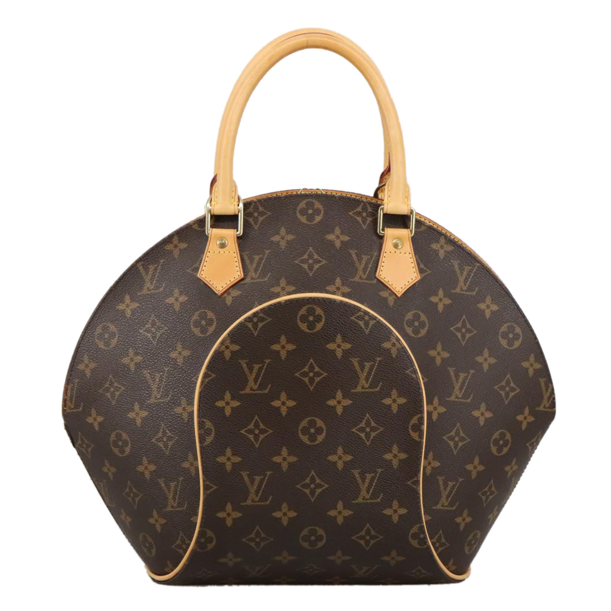 Louis Vuitton Ellipse Brown Canvas Handbag (Pre-Owned)