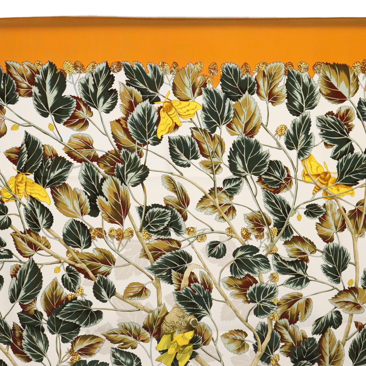 Hermès Yellow Silk Scarf  (Pre-Owned)