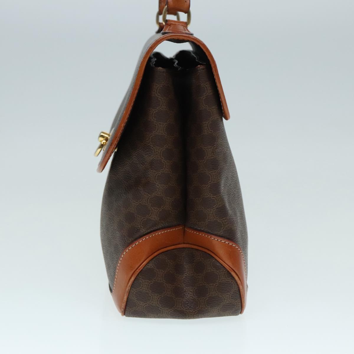 Céline Macadam Brown Canvas Handbag (Pre-Owned)