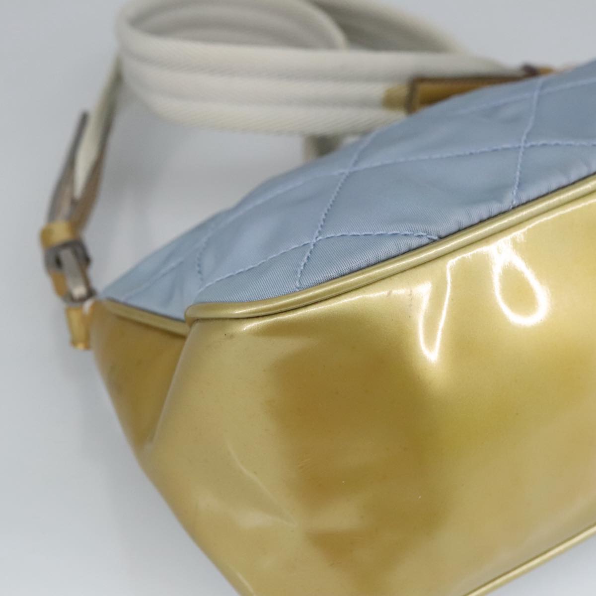 Prada Re-Nylon Blue Synthetic Shoulder Bag (Pre-Owned)