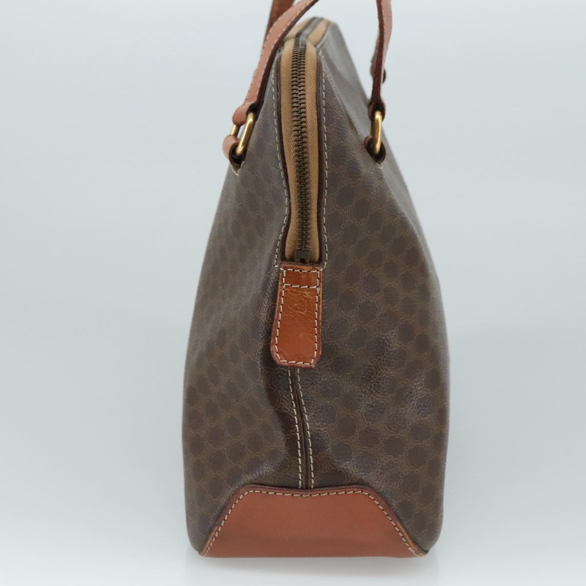 Céline Macadam Brown Leather Handbag (Pre-Owned)