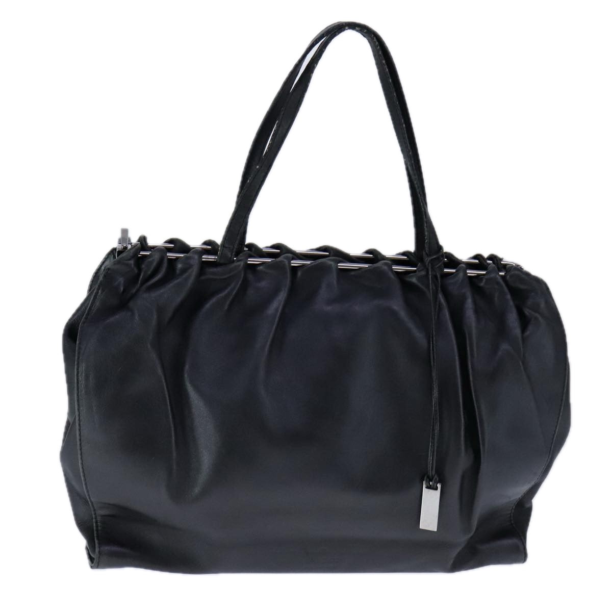Prada Black Leather Handbag (Pre-Owned)