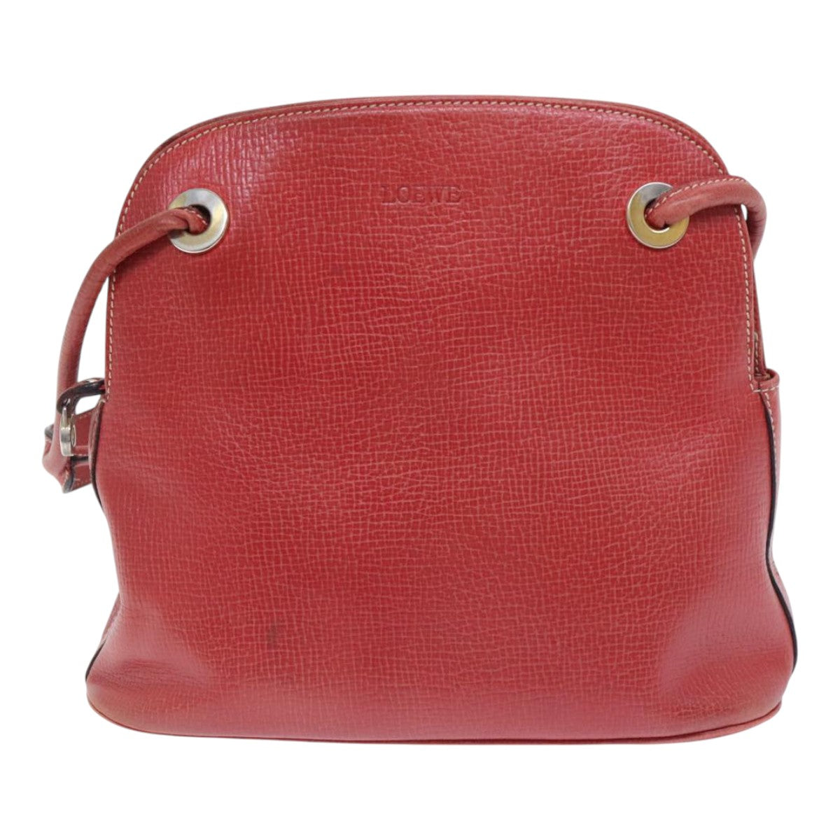 Loewe Red Leather Shoulder Bag (Pre-Owned)