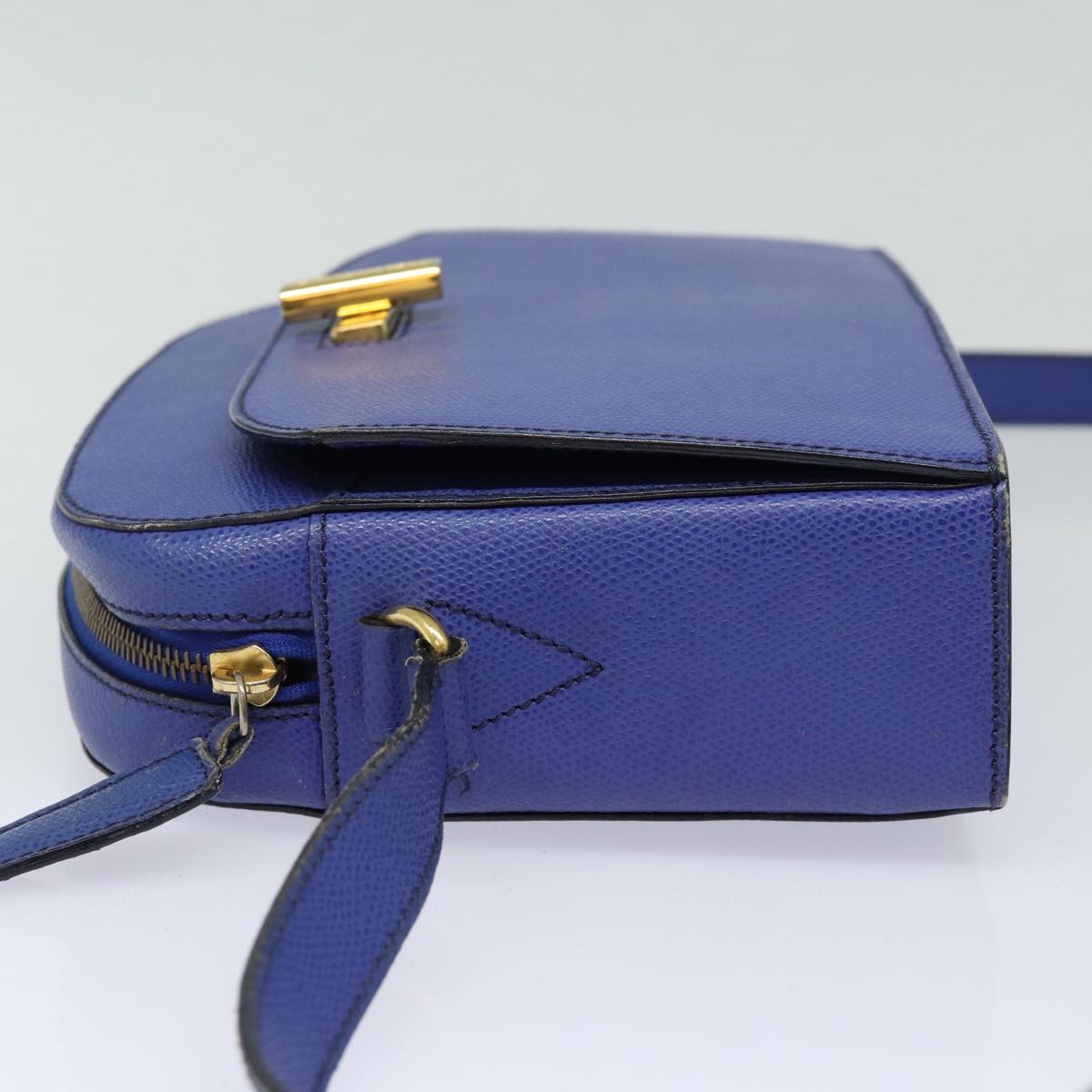 Céline - Blue Leather Shoulder Bag (Pre-Owned)