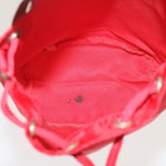 Prada Tessuto Red Synthetic Clutch Bag (Pre-Owned)
