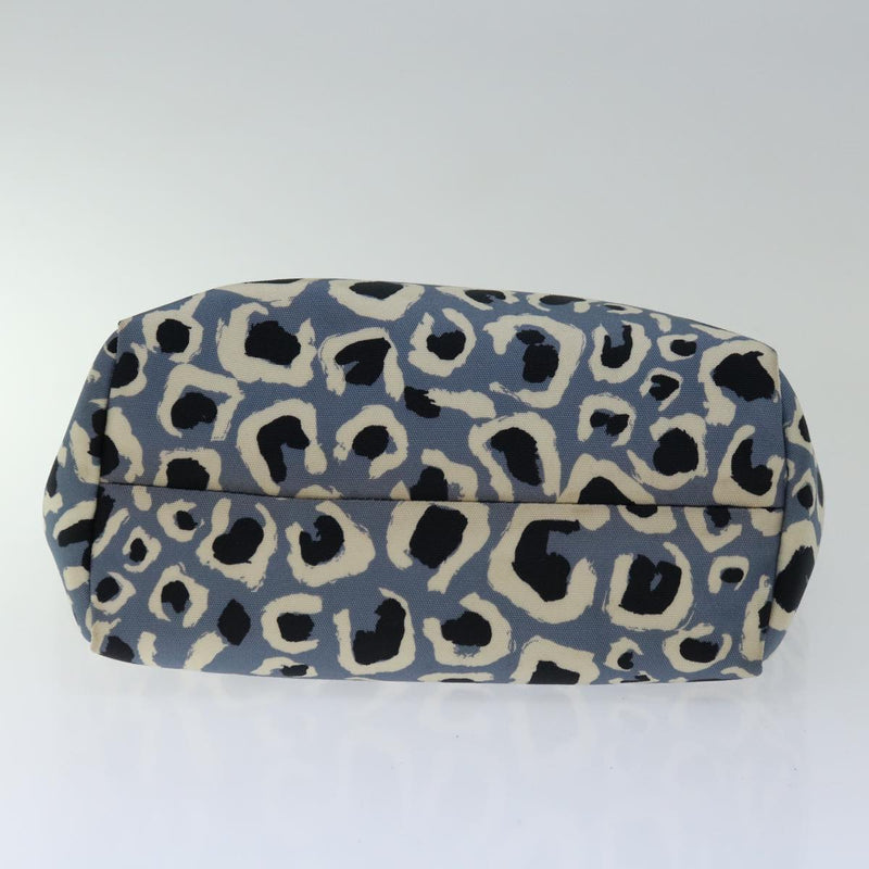 Gucci Padlock Blue Canvas Handbag (Pre-Owned)