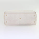 Dior Lady Dior White Canvas Handbag (Pre-Owned)