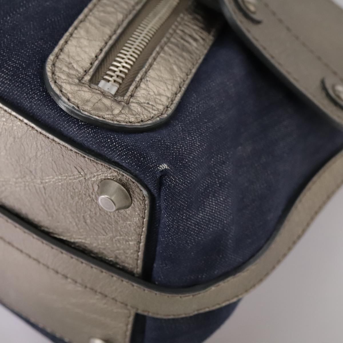 Chloé Blue Canvas Handbag (Pre-Owned)