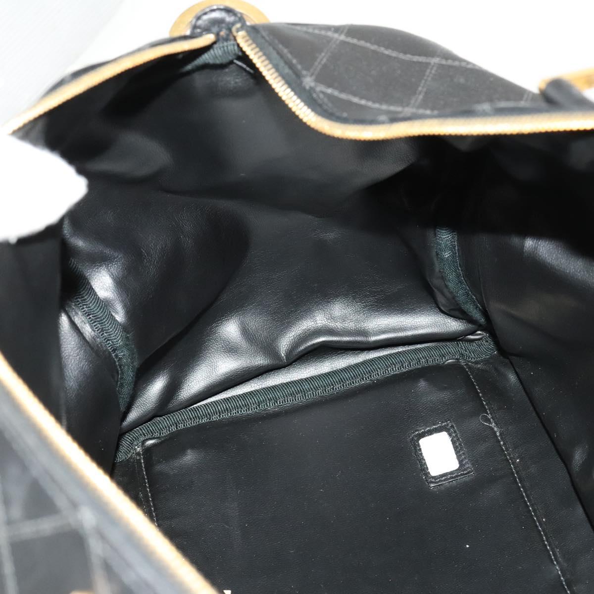 Chanel Black Leather Travel Bag (Pre-Owned)