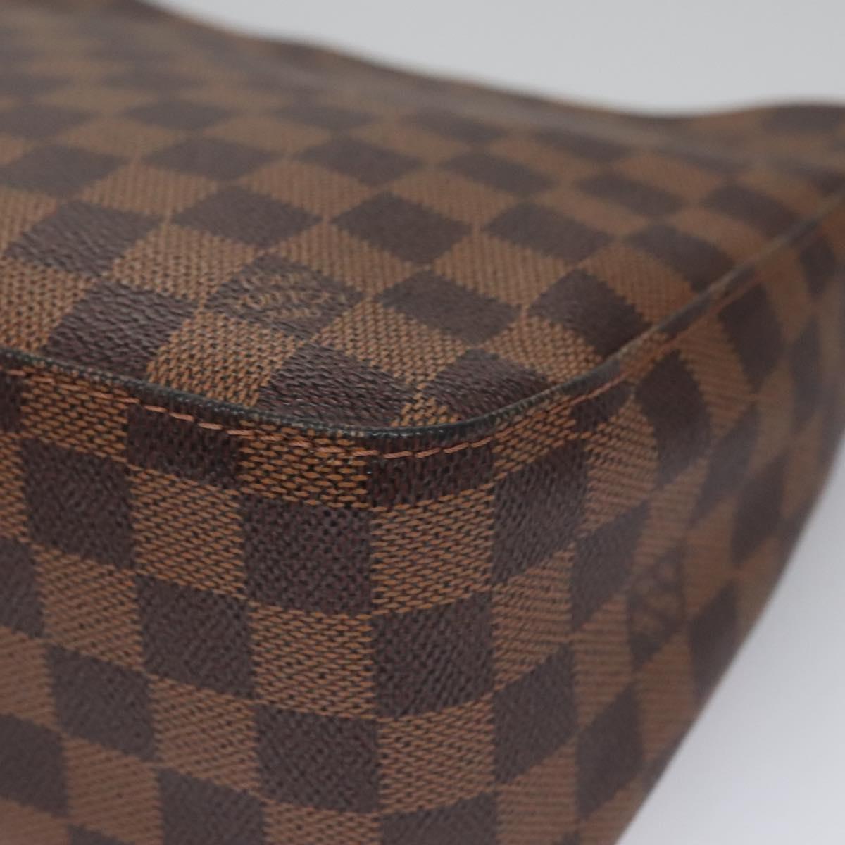 Louis Vuitton Looping Brown Canvas Shoulder Bag (Pre-Owned)