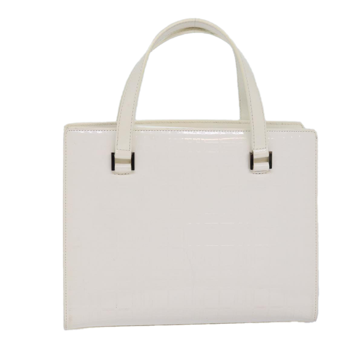 Burberry - White Patent Leather Handbag (Pre-Owned)