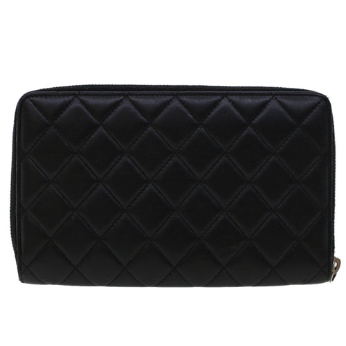 Chanel Timeless Black Leather Wallet  (Pre-Owned)