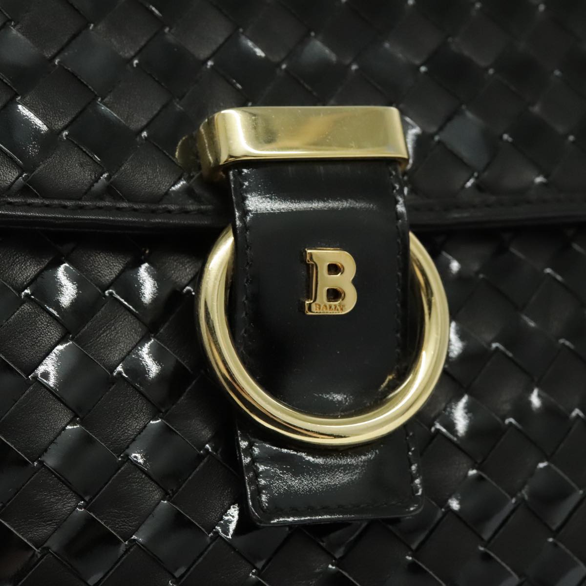Bally Black Leather Handbag (Pre-Owned)