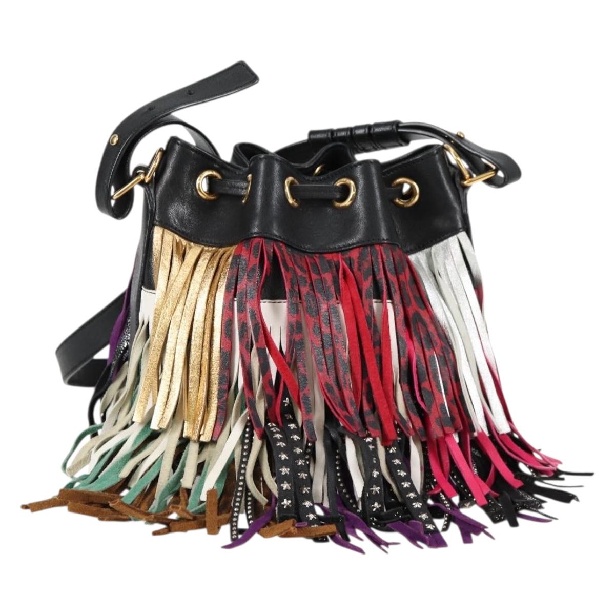 Saint Laurent Emmanuelle Multicolour Leather Shoulder Bag (Pre-Owned)