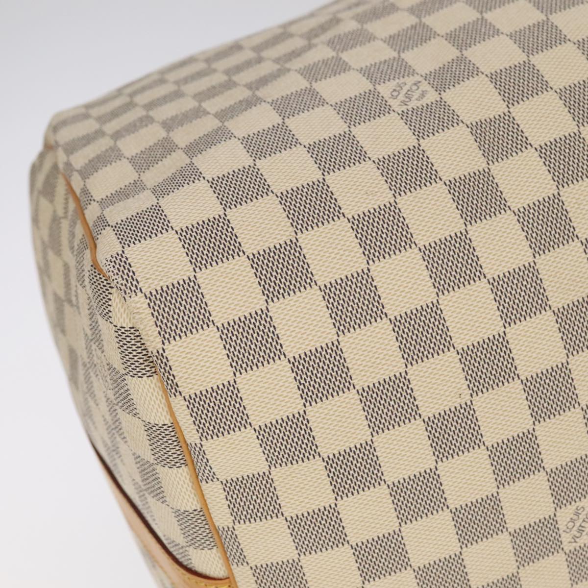 Louis Vuitton Keepall Bandouliere 55 White Canvas Travel Bag (Pre-Owned)