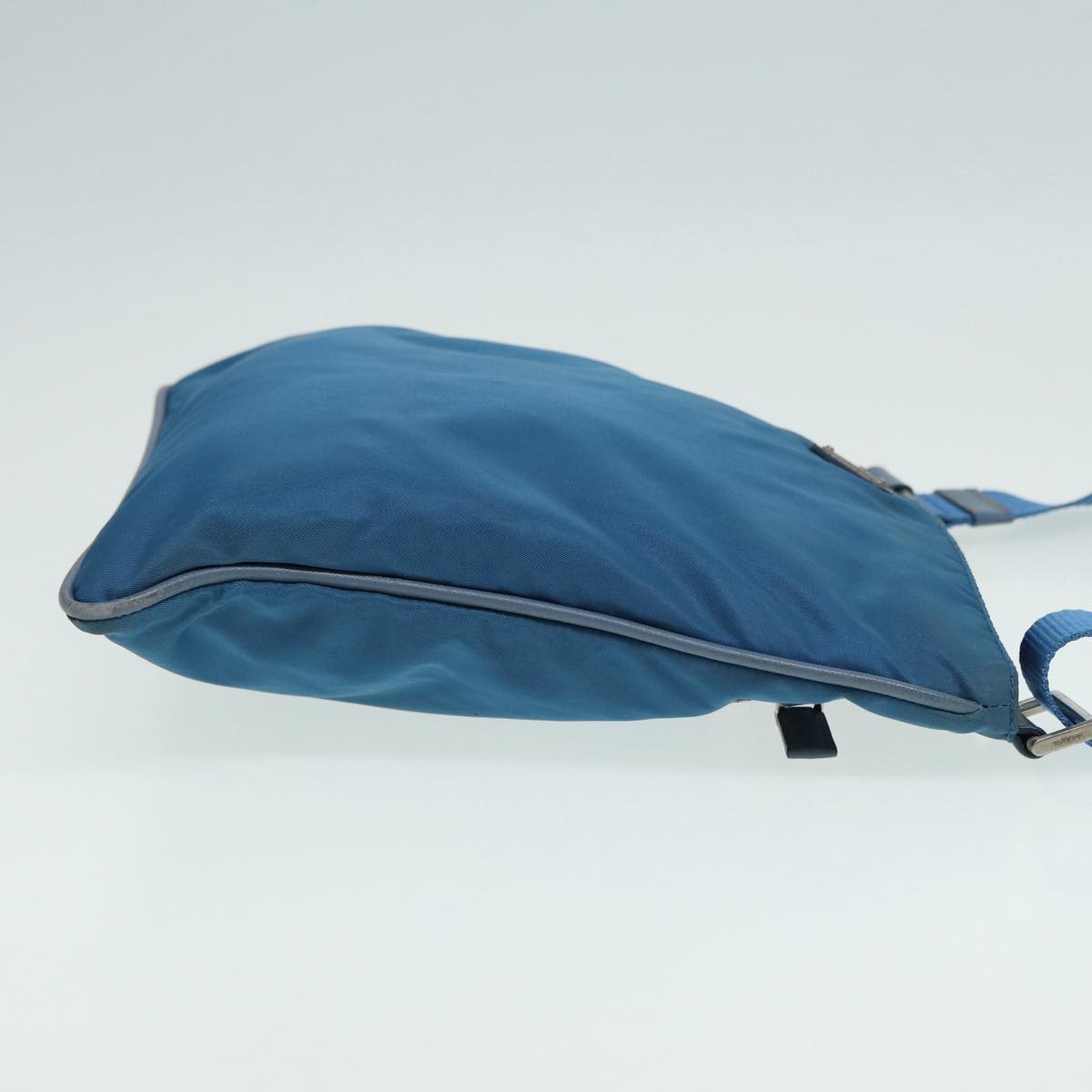 Prada Tessuto Blue Synthetic Shoulder Bag (Pre-Owned)