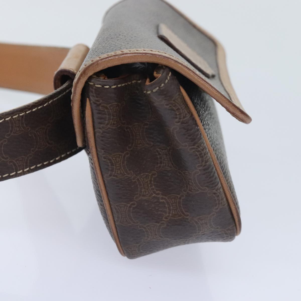 Céline Brown Canvas Shoulder Bag (Pre-Owned)