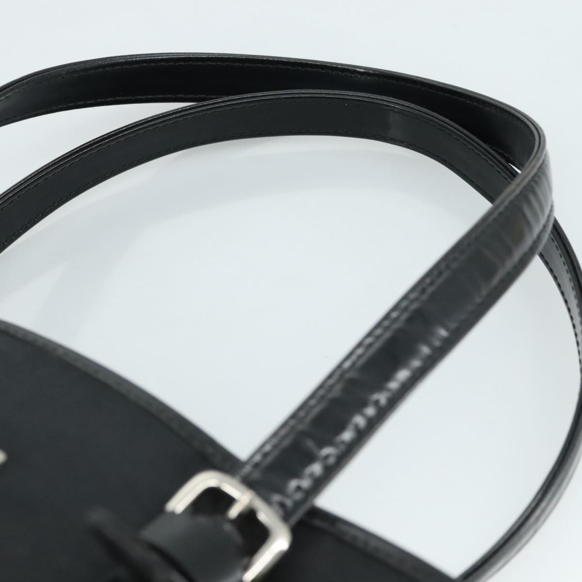 Burberry Nova Check Black Leather Tote Bag (Pre-Owned)