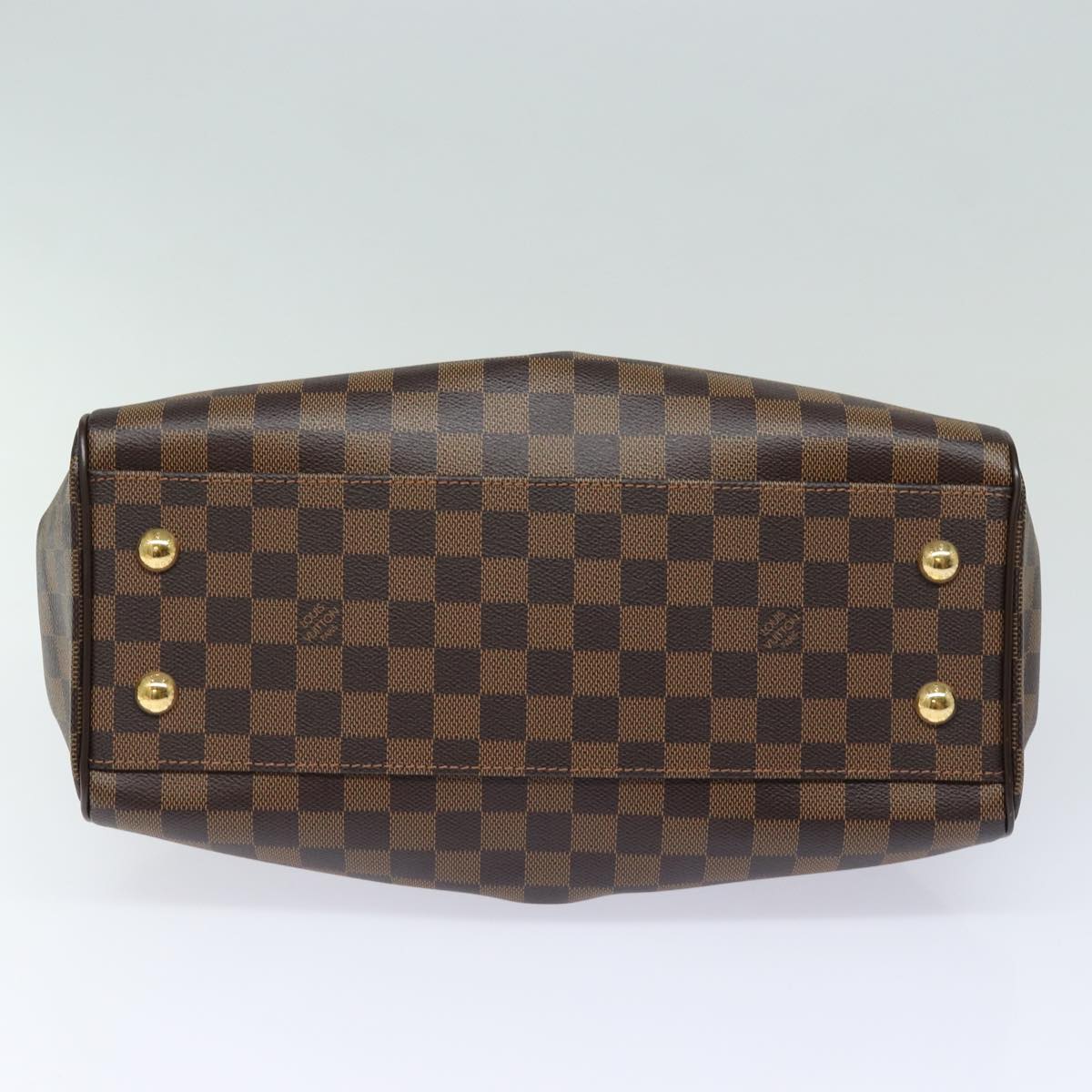 Louis Vuitton Trevi Brown Canvas Handbag (Pre-Owned)