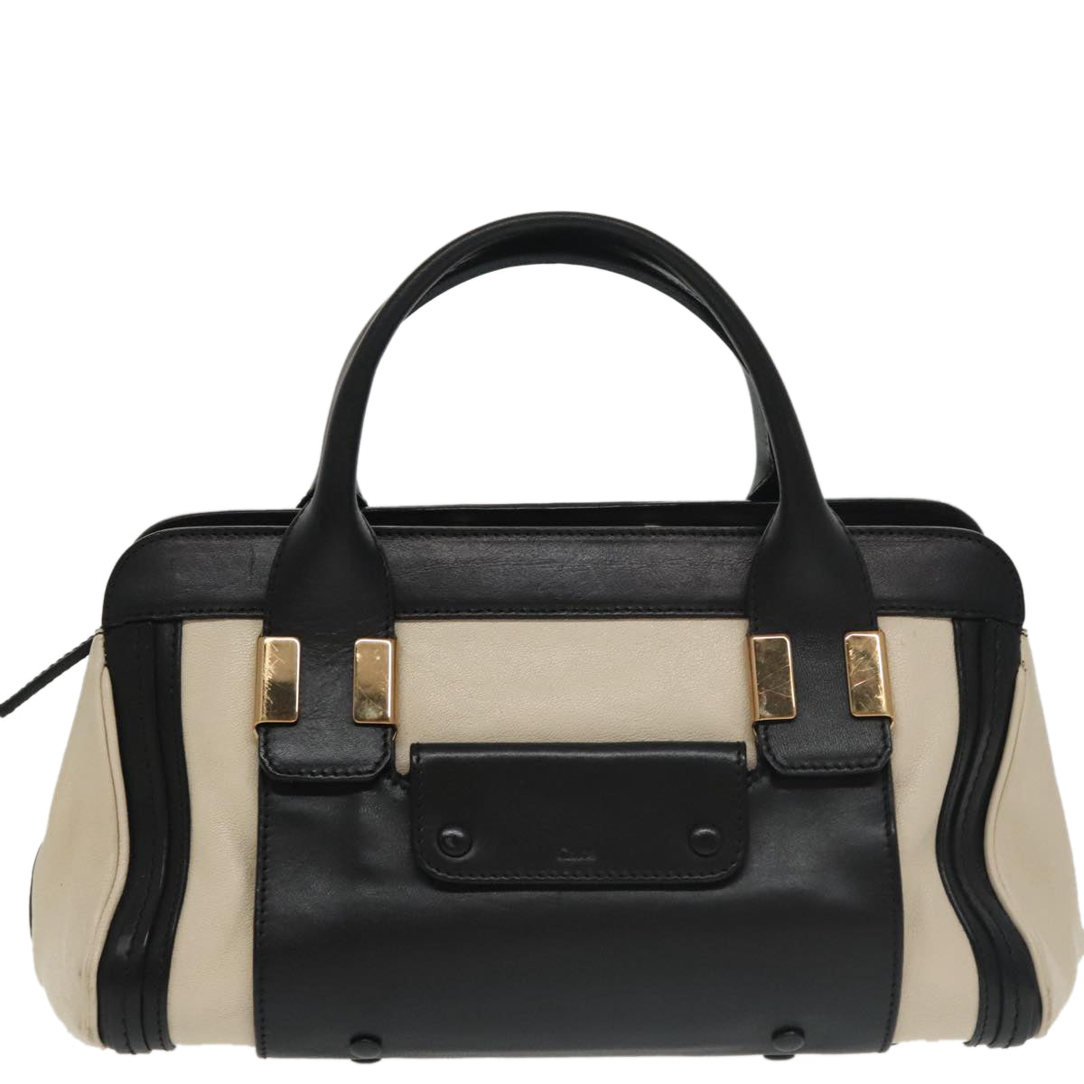 Chloé Alice Black Leather Handbag (Pre-Owned)