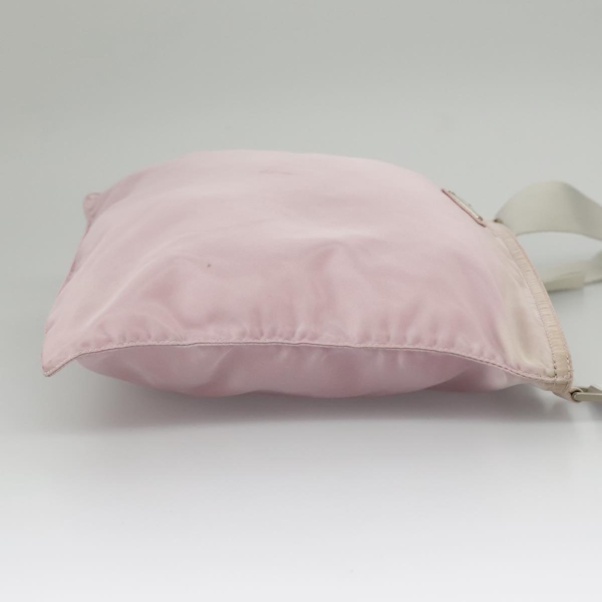 Prada Tessuto Pink Synthetic Shoulder Bag (Pre-Owned)