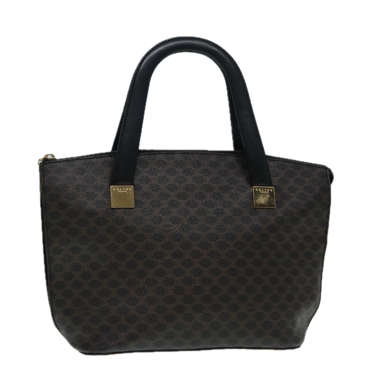 Céline Macadam Brown Canvas Handbag (Pre-Owned)