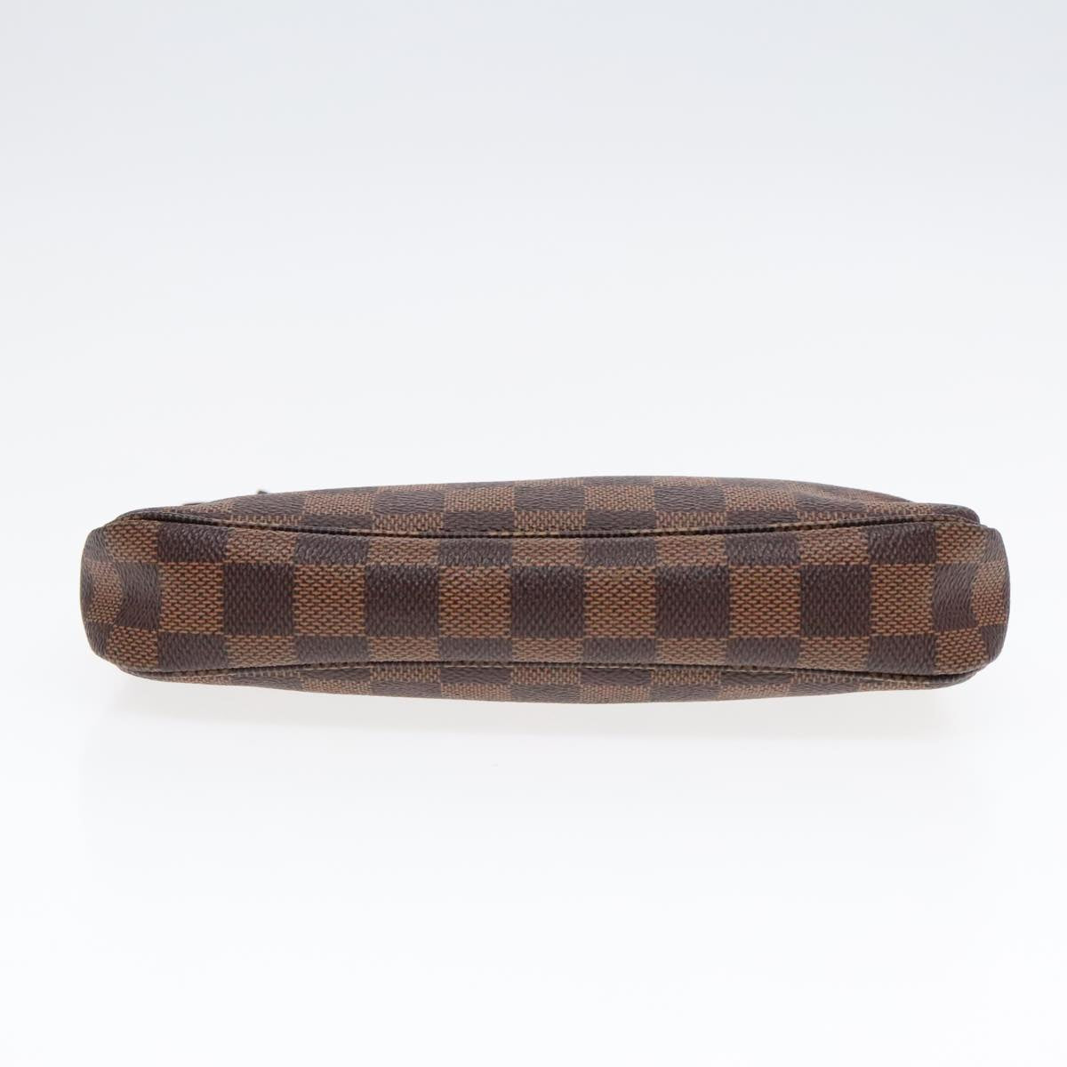 Louis Vuitton Pochette Accessoire Brown Canvas Clutch Bag (Pre-Owned)