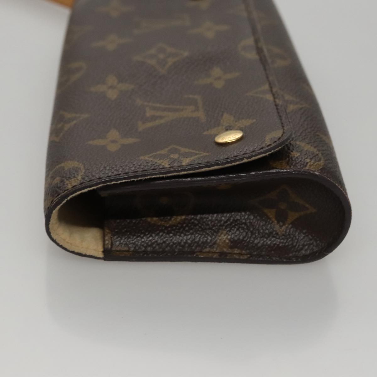 Louis Vuitton Brown Canvas Clutch Bag (Pre-Owned)