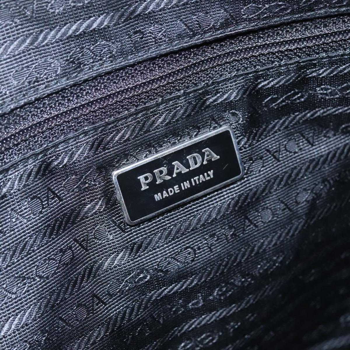 Prada Re-Nylon Black Synthetic Shoulder Bag (Pre-Owned)