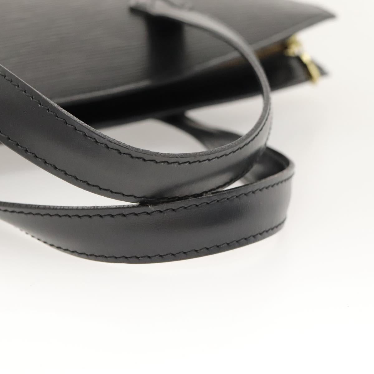 Louis Vuitton Saint Jacques Black Leather Tote Bag (Pre-Owned)