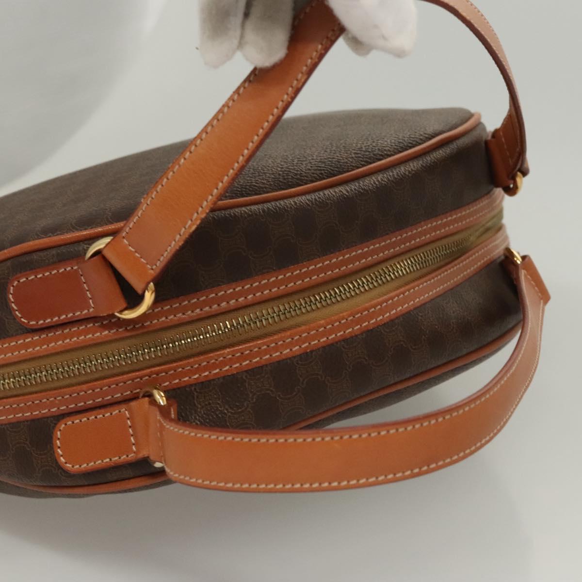 Céline Macadam Brown Canvas Handbag (Pre-Owned)