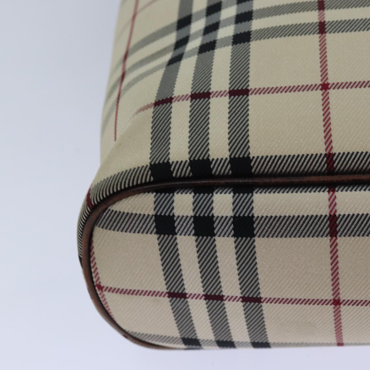 Burberry Nova Check Beige Synthetic Handbag (Pre-Owned)