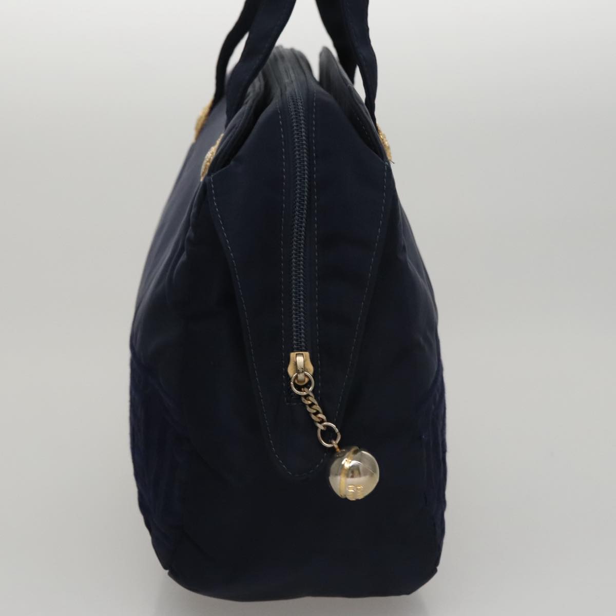 Versace Navy Synthetic Handbag (Pre-Owned)