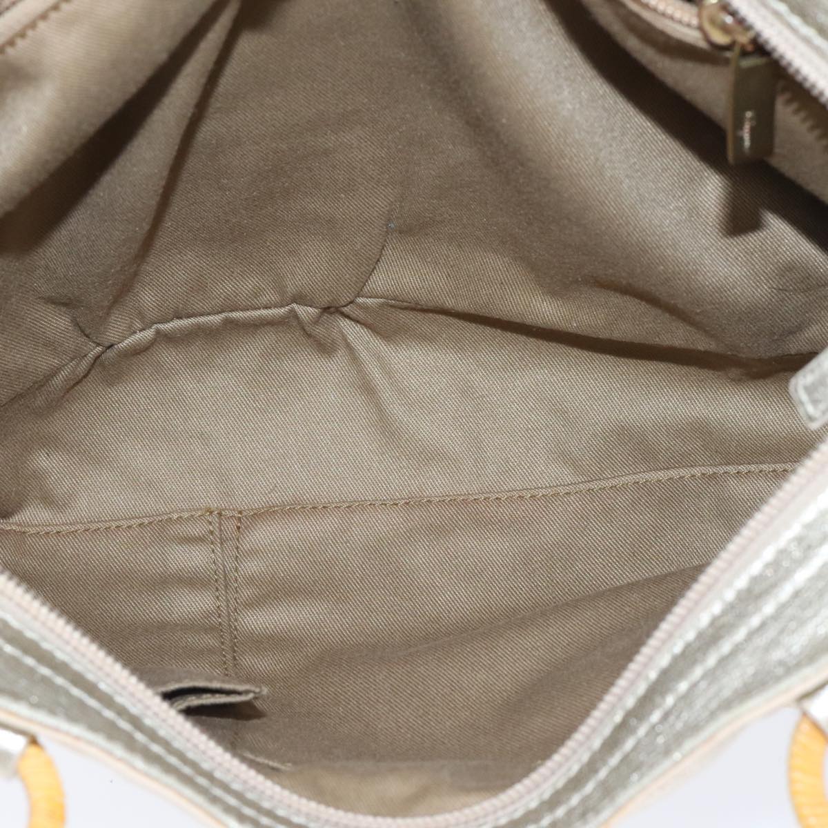 Salvatore Ferragamo Marisa Gold Leather Handbag (Pre-Owned)
