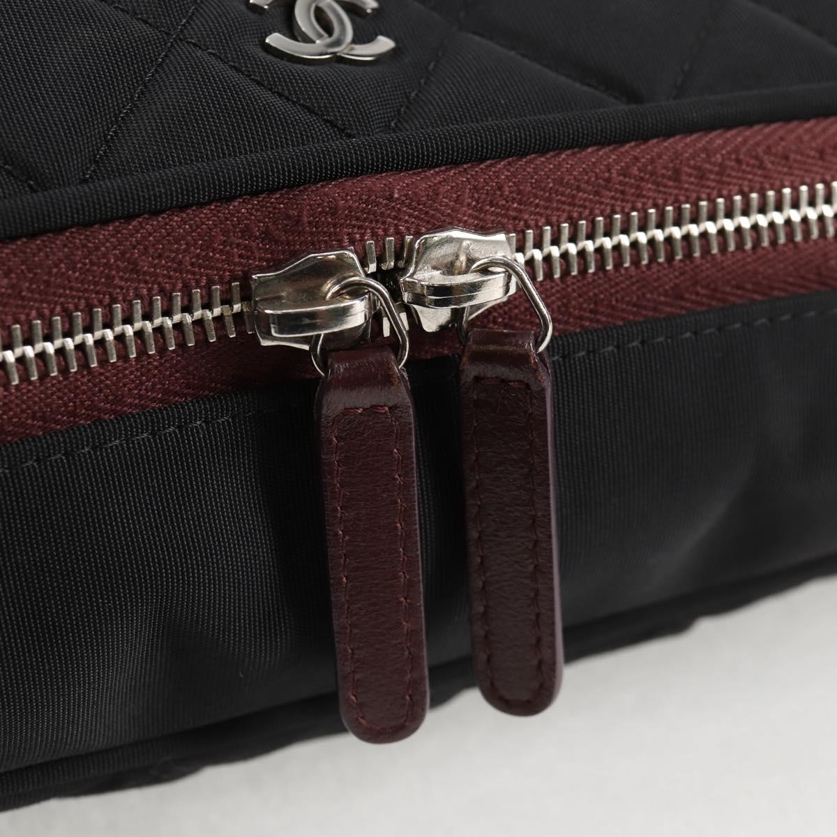 Chanel Cc Black Nylon Clutch Bag (Pre-Owned)