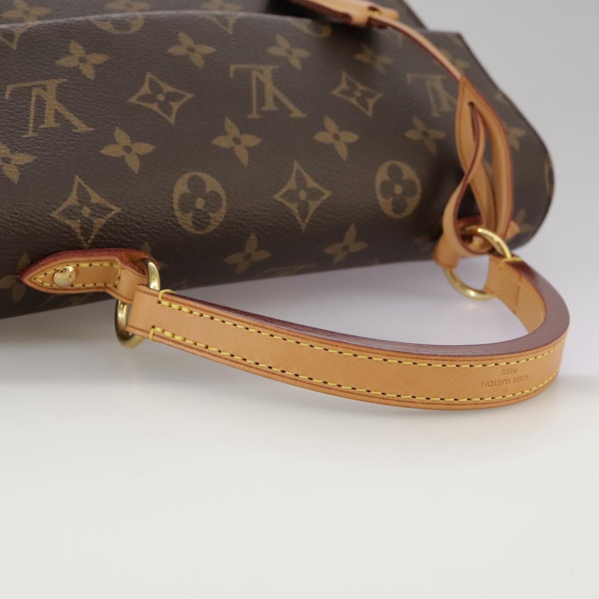 Louis Vuitton Cluny Brown Canvas Handbag (Pre-Owned)