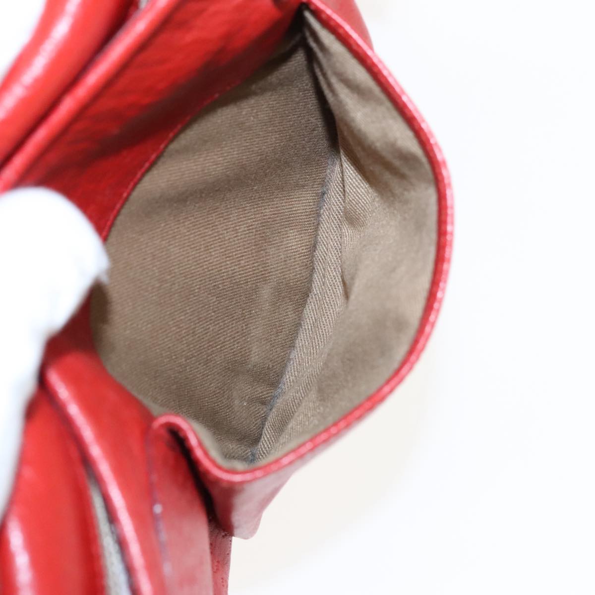 Salvatore Ferragamo Red Leather Shoulder Bag (Pre-Owned)
