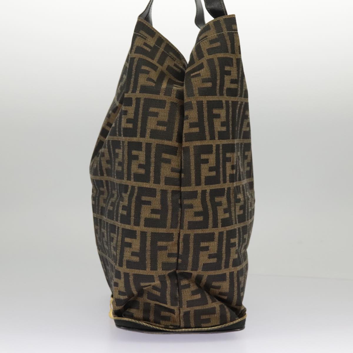 Fendi Brown Canvas Tote Bag (Pre-Owned)