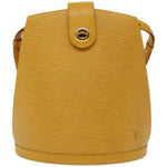 Louis Vuitton Cluny Yellow Leather Shoulder Bag (Pre-Owned)