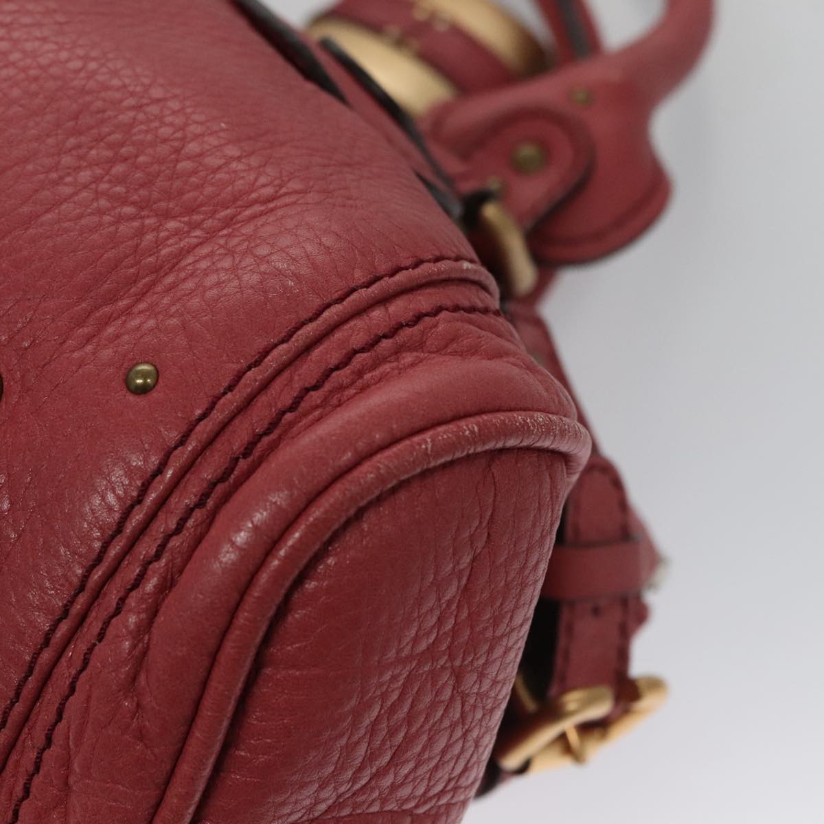 Chloé Paddington Pink Leather Handbag (Pre-Owned)