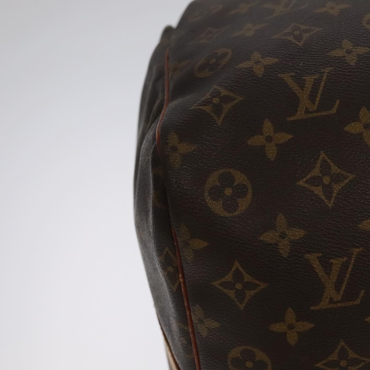 Louis Vuitton Keepall 60 Brown Canvas Travel Bag (Pre-Owned)