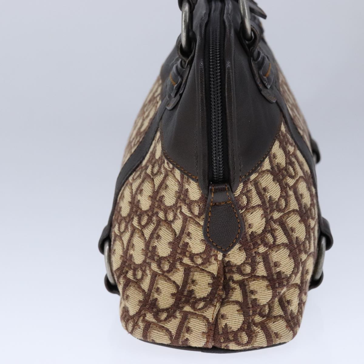 Dior Diorissimo Brown Canvas Handbag (Pre-Owned)